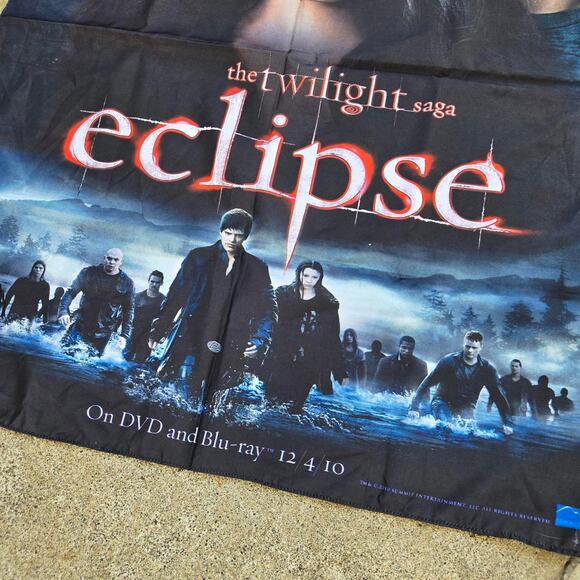 Vtg Y2k TWILIGHT Eclipse Edward Bella Jacob Collage Graphic Movie Promo Banner - Picture 4 of 6